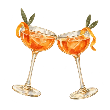 Illustration de deux cocktails